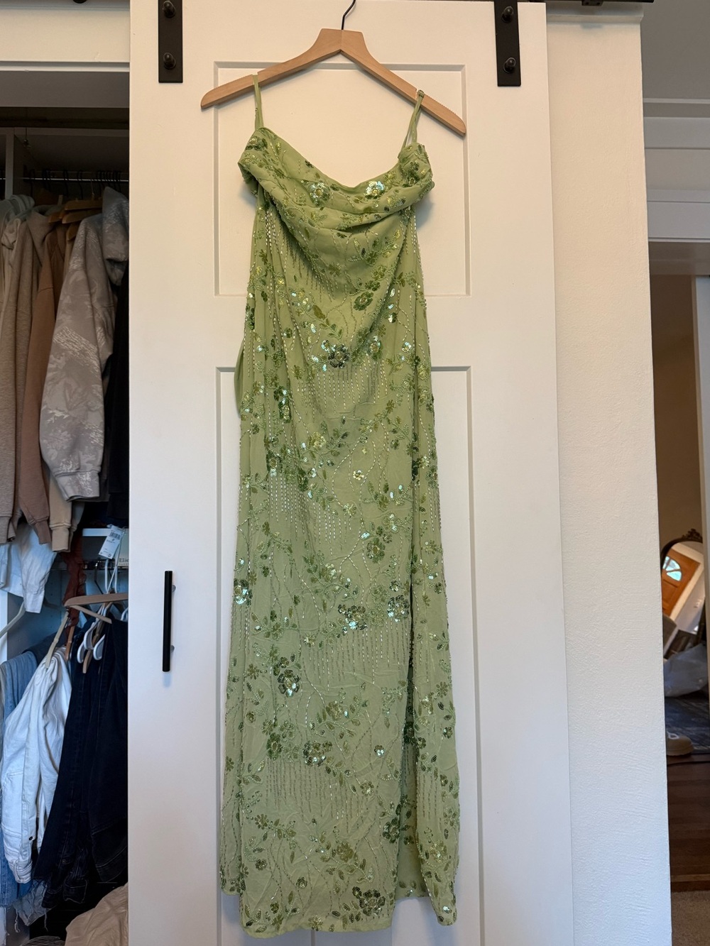 Peppermayo Celandine Beaded Maxi Dress โ Lime ๐โจ - Picture 2 of 5